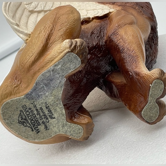 Windstone Editions: “Flion” Fantasy Winged Lion: Peña 1989 Handcrafted / Painted - Picture 9 of 14